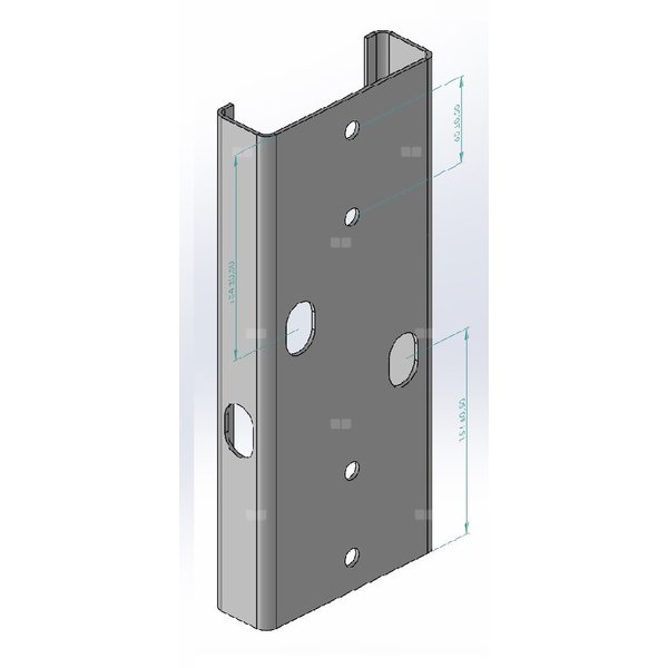 STOPA SYSTEMU WS004R-WS006R L370 (156x50x3)
