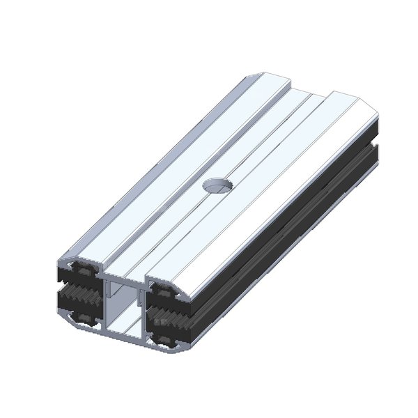 Klema Click środkowa do paneli cienkowarstwowych szer 120mm