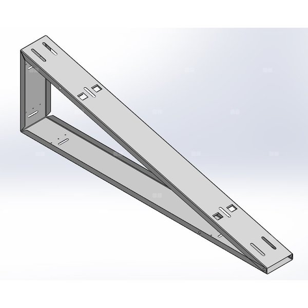 WSPORNIK TRÓJKĄTNY 15 STOPNI 1236,4MM (ROZŁOŻONY) L2868,4MM