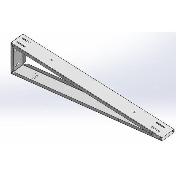 WSPORNIK TRÓJKĄTNY 15 STOPNI 1134MM (Z NITONAKRĘTKĄ)