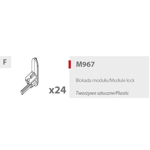 Uchwyt modułu do systemów PB082-PB088