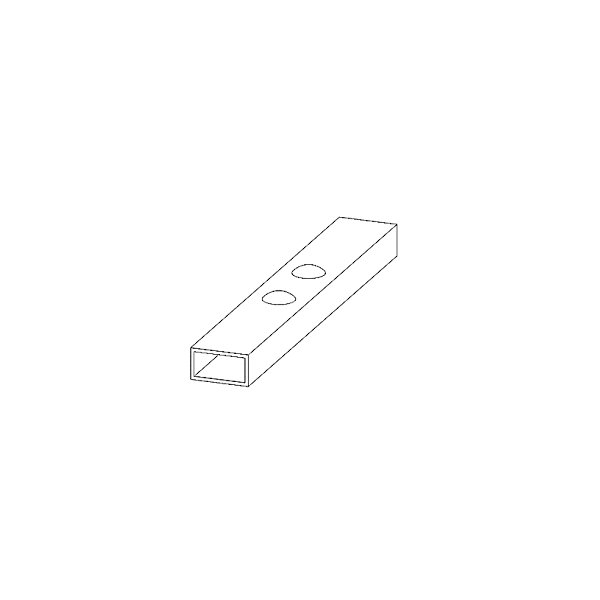 Łącznik szyny ryflowanej L110 (23x110x12)