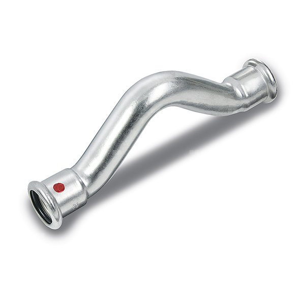 Obejście Concept By SANHA Therm, stal (cynk/nikiel), 15 mm (zw x zw)