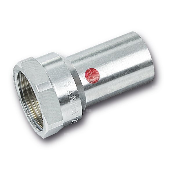 Przejściówka Concept By SANHA Therm, stal (cynk/nikiel), 12 mm x 1/2'' (zz x GW)