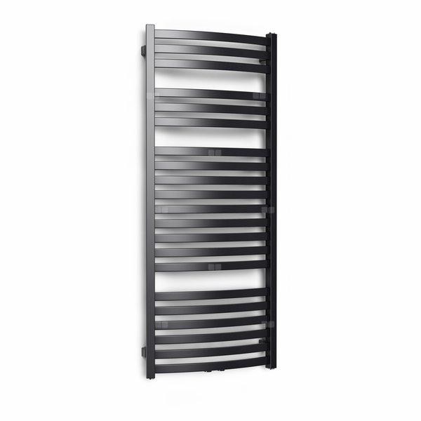 CONCEPT Grzejnik łazienkowy Sydney 1210/400, 434W, czarny mat, podł. ZS