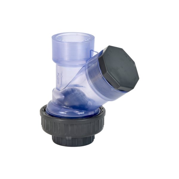 Zawór zwrotny kulowy przezierny PVC 2" (gwint)