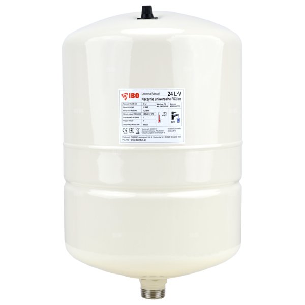 Naczynie membranowe FIXLine 24L-V 1" uniwersalne CO/CWU pionowe