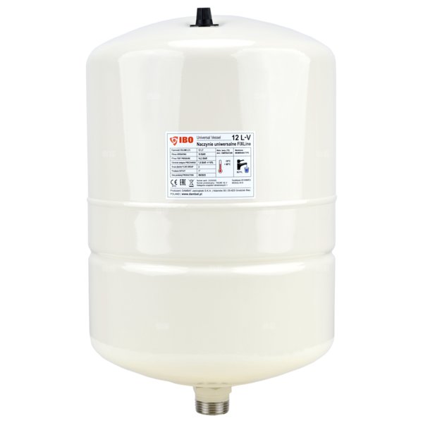Naczynie membranowe FIXLine 12L-V 1" uniwersalne CO/CWU pionowe