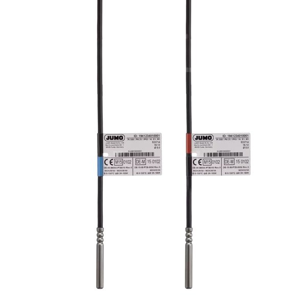 Czujnik temperatury Pt 500 / f 5.2mm / kable 10 m, MID / Jumo