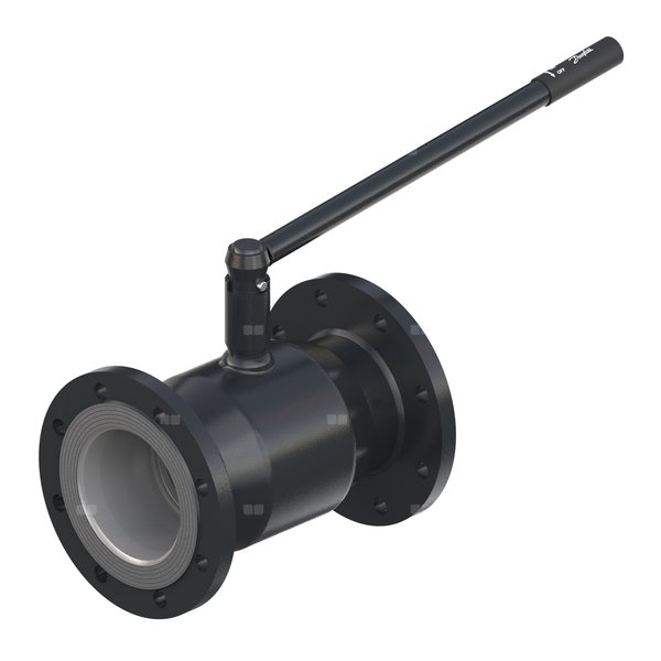 Zawór kulowy ze zredukowanym przelotem JIP-FF DN150 PN25 L480