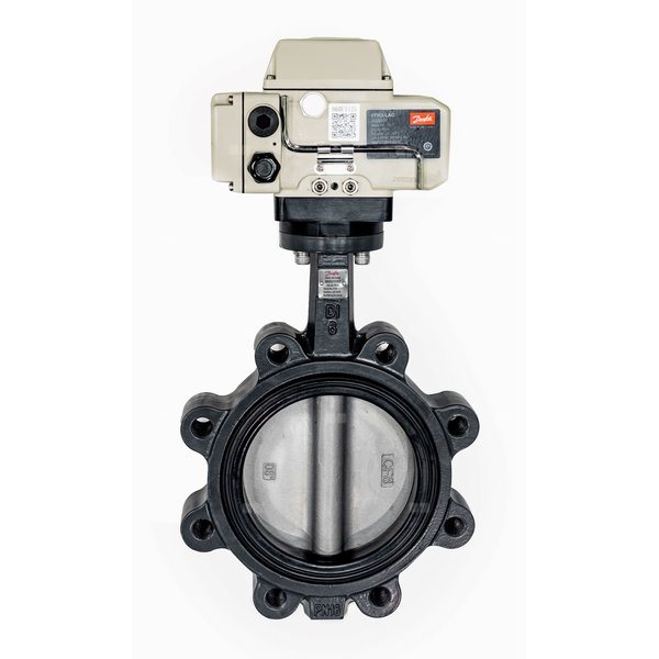 Mechaniczny zawór motylkowy VFH2-LAO, DN 100, Siłownik, Zał./Wył., PN 16