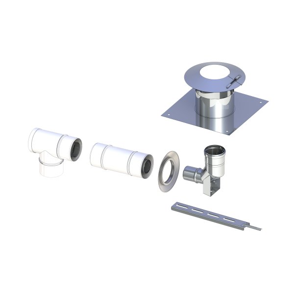 SPS Zestaw redukcyjny w szacht DN 60/100 na DN 80