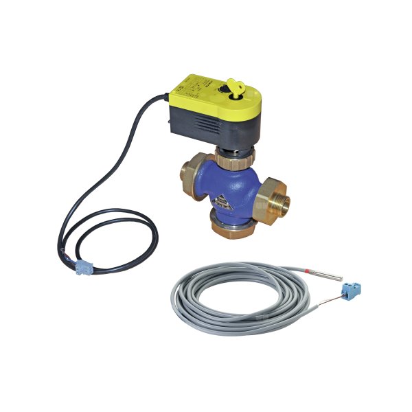 Zawór przełączający c.o./c.w.u. z czujnikiem c.w.u.