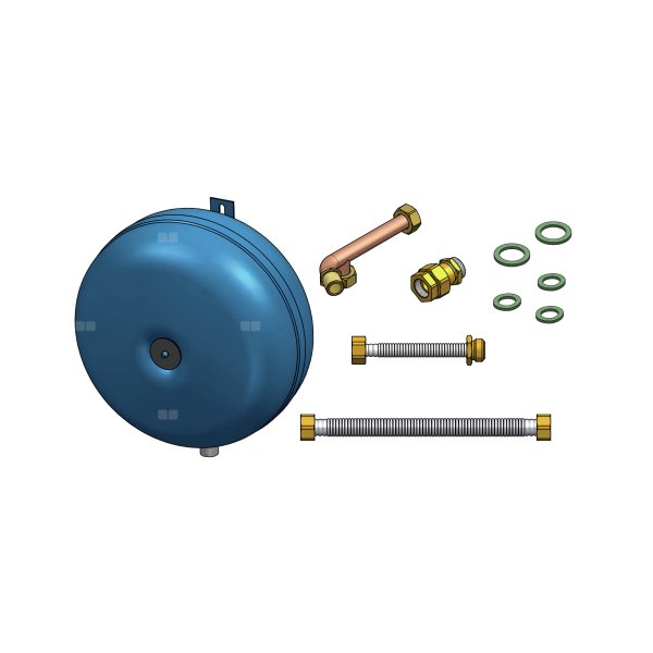 Zespół naczynia wzbiorczego do c.w.u.