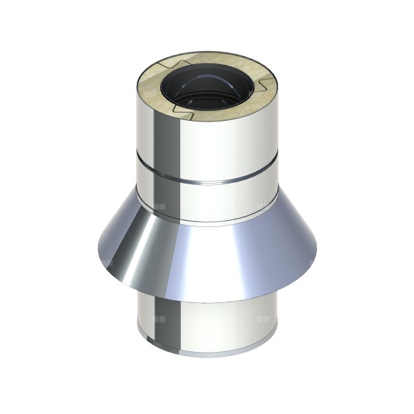 SPS/SPI Przejście z systemu koncentrycznego na izolowany DN 80