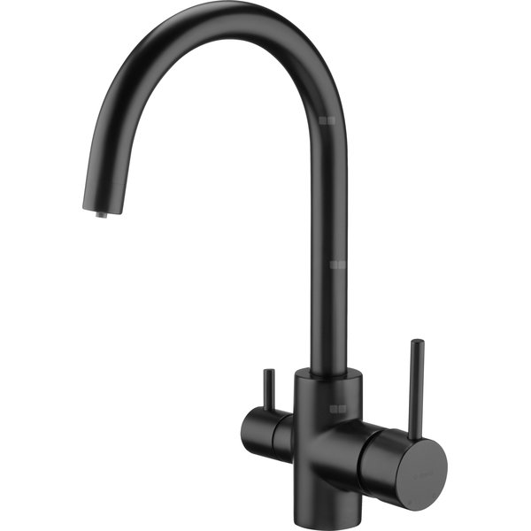 Bateria nero zlewozmywakowa z wylewką "u" z podłączeniem do filtra wody