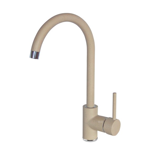 Bateria nemezja piaskowy granit zlewozmywakowa stojąca z wylewką "u"