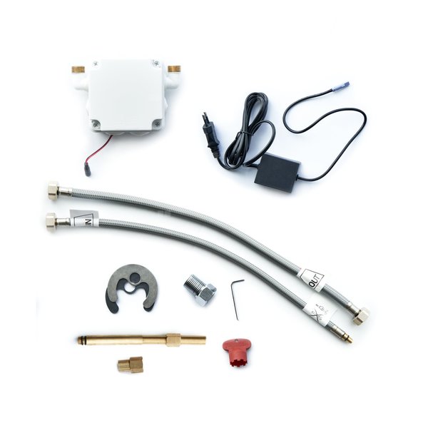 Bateria hiacynt chrom bezdotykowa sensorowa umywalkowa stojąca bez regulacji temperatury w korpusie (zasilacz 230/6v)