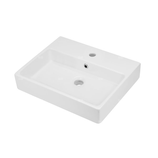Umywalka temisto biała stawiana na blat, 500x400 mm