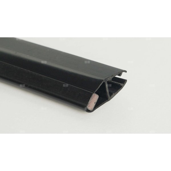 Uszczelka magnetyczna nero, do szyb 6 mm, długość 1960 mm, (seria kerria plus)