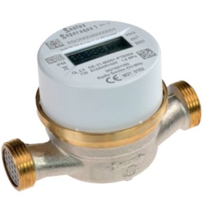 Wodomierz elektroniczny Superaqua 1/Q3 2,5/DN15, l=110 mm, ciepła woda, wM-Bus