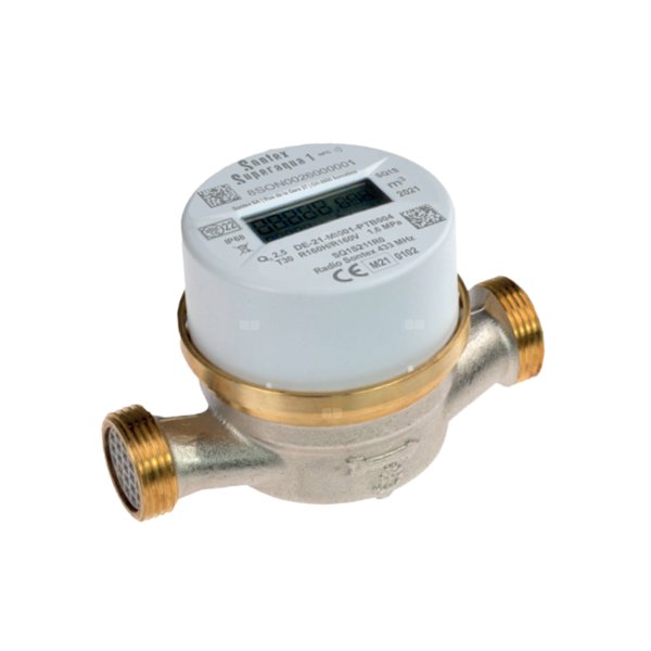 Wodomierz elektroniczny Superaqua 1/Q3 2,5/DN15, l=110 mm, zimna woda, wM-Bus