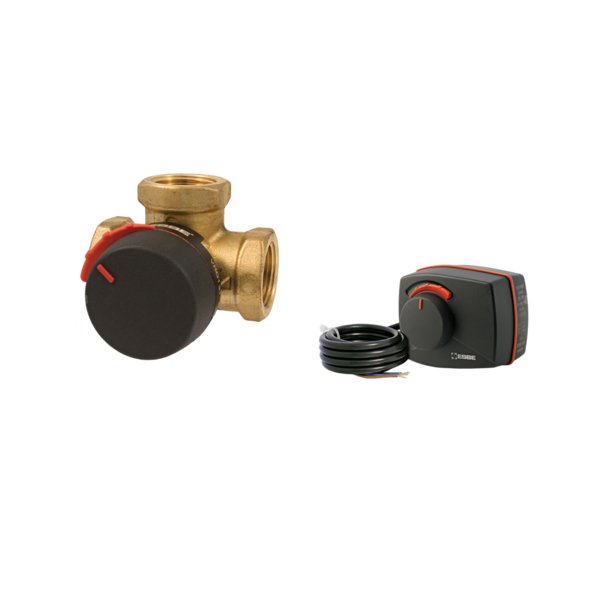 Zawór mieszający + siłownik VRG131 50-40 & ARA661