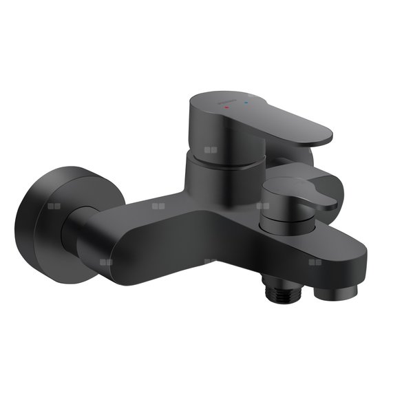 NOSTRIS bateria wannowa, bez zestawu, czarna