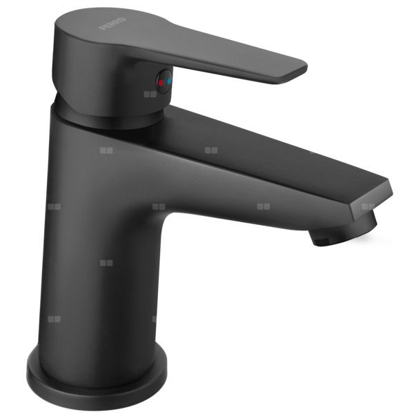 RITTO bateria umywalkowa stojąca, czarny