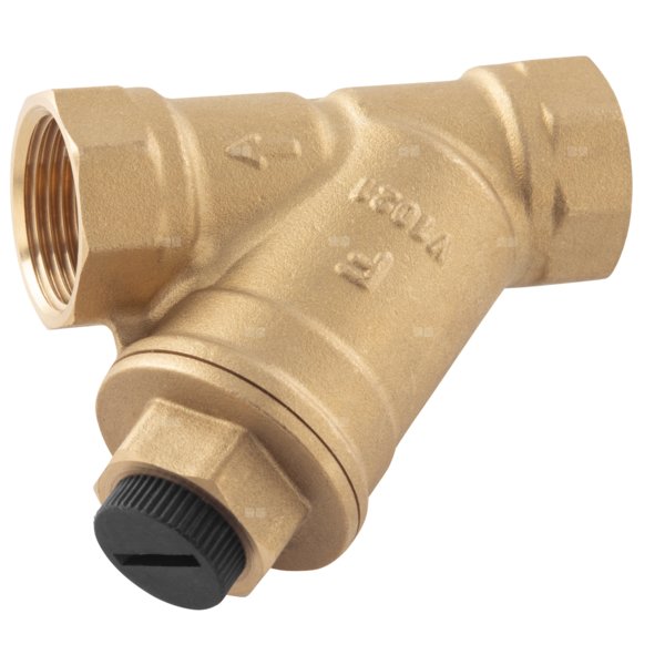 Filtr siatkowy z magnesem, nakrętno-nakrętny, DN20, G3/4