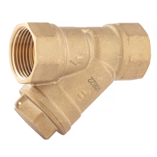 Filtr skośny siatkowy, nakrętno-nakrętny, DN40, G1 1/2