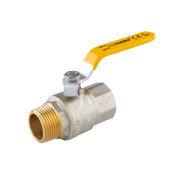 Zawór kulowy gazowy 1/2" GW- GZ typ 61