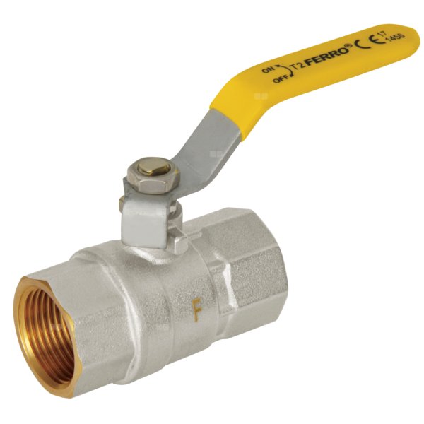 Zawór kulowy gazowy 1/2" GW-GW typ G18