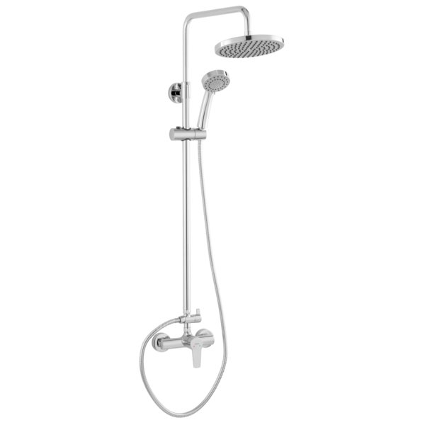 RITTO zestaw natryskowy z bat. BTR7U, chrom