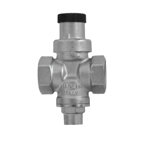 Regulator ciśnienia wody FERRO mosiądz (niklowany), GW 1/2'', 16 bar