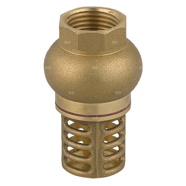 Zawór zwrotny FERRO z mosiężnym koszem ssącym 5/4'' GW PN 10 max. 100'C