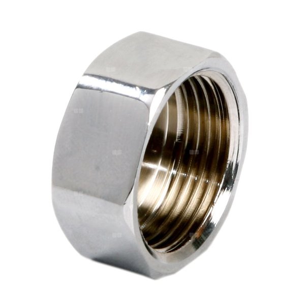 Zaślepka mosiądz FERRO 3/4'' GW, kolor chrom