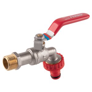 Kurek kulowy czerpalny z plastikowym szykbozłączem, 3/4", F-Comfort