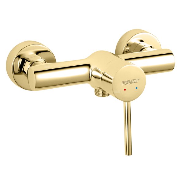 FIESTA bateria natryskowa, bez natrysku, złoty