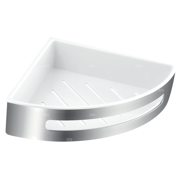 EMOTION półka narożna na kosmetyki, biały