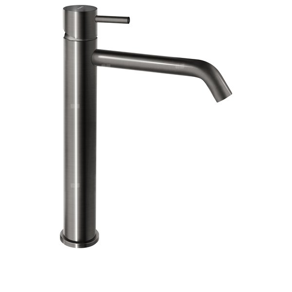 CIRICULUS bateria umywalkowa nablatowa, gun metal