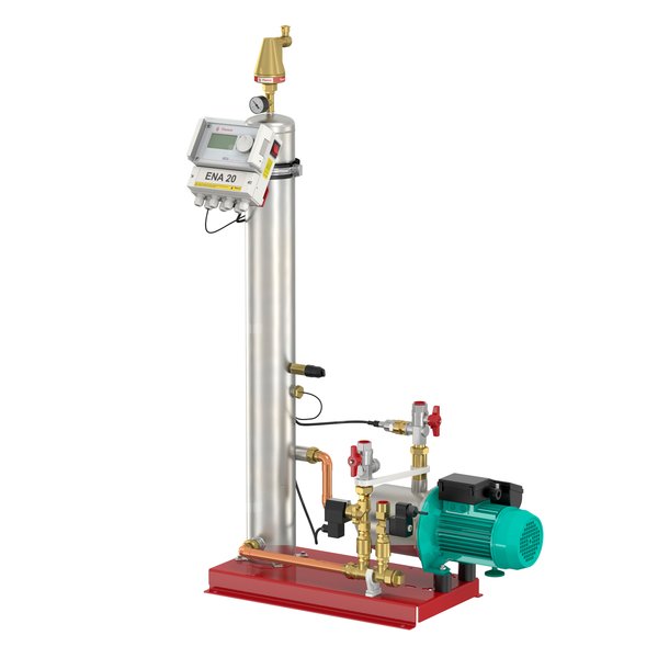 Separator powietrza FLAMCO MEIBES ENA, do C.O., do klimatyzacji, 8 bar / 120'C, 1'' (GW cylindryczny)