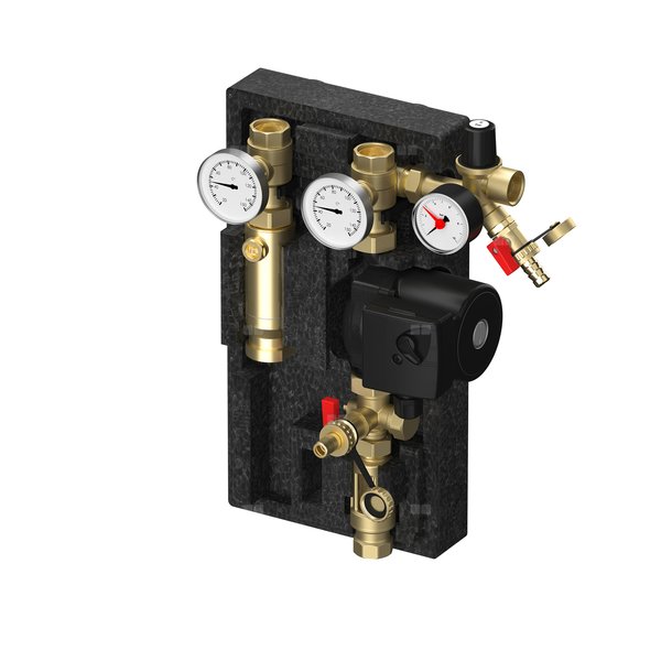 GRUPA SOLARNA MeiFlow S Sol-2R 3/4" (BEZ POMPY) Z ROTAMETREM 1-13 L BEZ AUTOMAT. BASIC Z SEPARATOREM