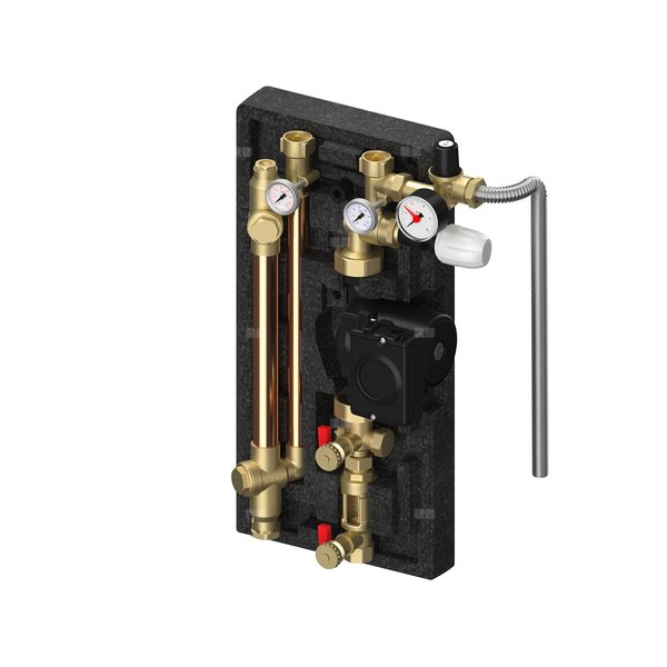 GRUPA SOLARNA MeiFlow Top M SolaVentec II II Z POMPĄ UPM 3 SOLAR 25-145 PWM Z ROTAMETREM 8-30L/MIN. DO KOLEKTORÓW O POW. DO 50M²