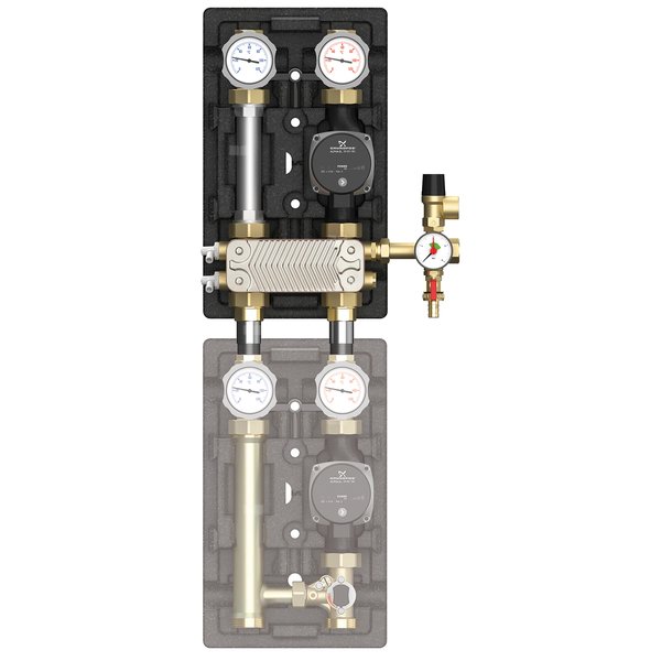 SYSTEM ROZDZIELAJACY MeiFlow S UK-SD (Alpha 2 25-60 ES) Z WYM.20-PLYT.