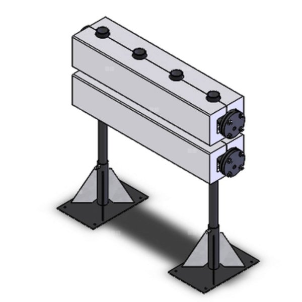 ROZDZIELACZ KOŁNIERZOWY 2-OBWODOWY DN100 Z IZOLACJĄ