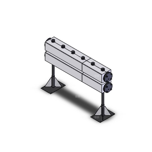 ROZDZIELACZ KOŁNIERZOWY 3-OBWODOWY DN80 Z IZOLACJĄ