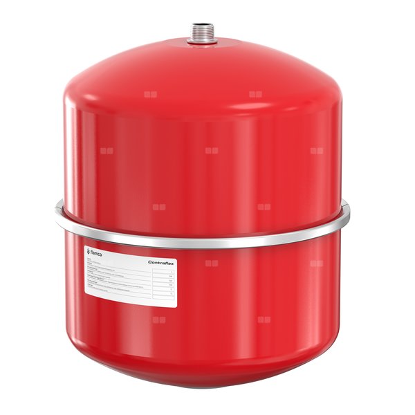 Naczynie wzbiorcze wiszące FLAMCO MEIBES Contraflex, pojemność 25 l 1.5-, 3 bar / 120'C fi3/4'', kolor czerwony, do instalacji chłodn.C.O.