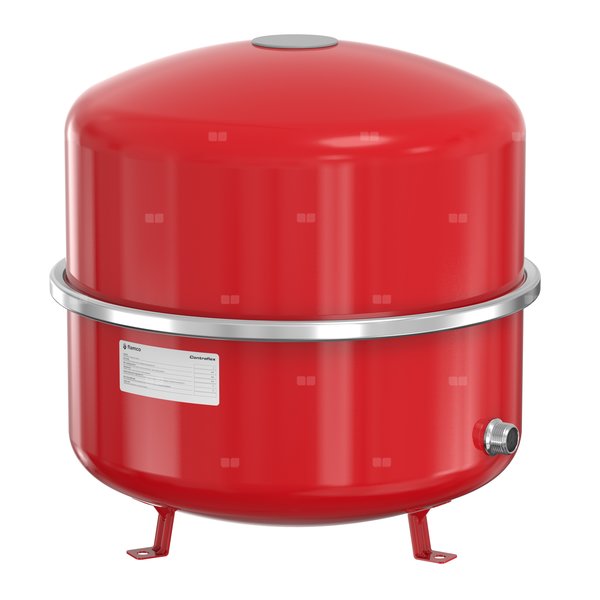 Naczynie wzbiorcze stojące FLAMCO MEIBES Contraflex, pojemność 80 l 1.5-, 6 bar / 120'C fi1'', kolor czerwony, do instalacji chłodn.C.O.