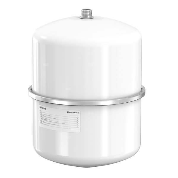 Naczynie wzbiorcze wiszące FLAMCO MEIBES Contraflex, pojemność 18 l 1.5-, 3 bar / 120'C fi3/4'', kolor biały, do instalacji chłodn.C.O.